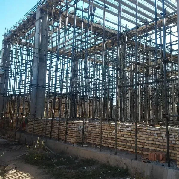 Metal scaffolding is reassuring