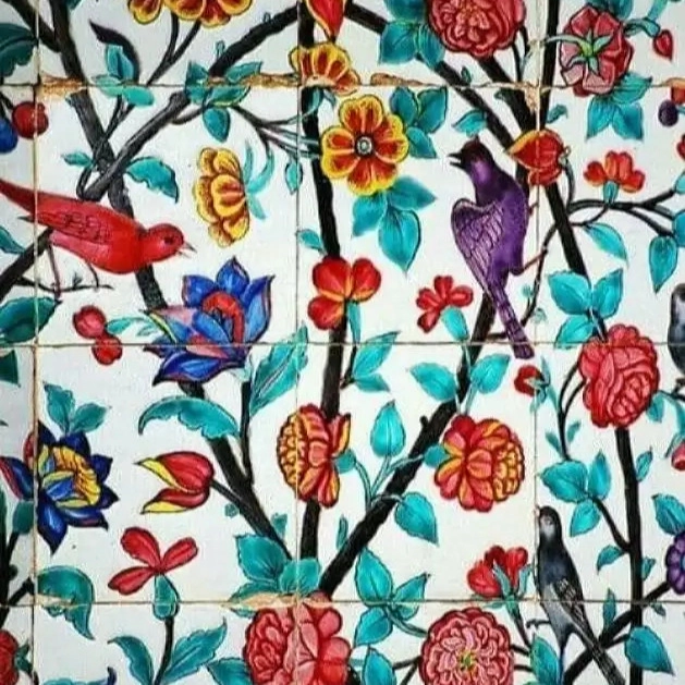 کاشی سازی سنتی هفت رنگ اصحاب هاشمی در اصفهان