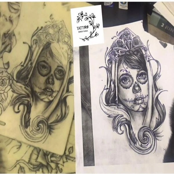 Face tattoo, 3D body and face tattoo training and services in Tehran and Karaj