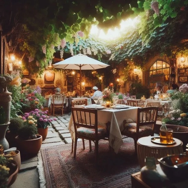 باغ رستوران خان سرا در قم
