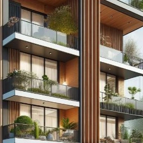 دفتر معماری امید بازرگان، طراحی داخلی نظارت و اجرا نما ساختمان در بوشهر