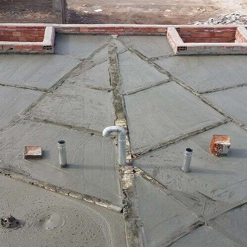 فوم بتن خناری، اجرای فوم بتن شیب بندی ساختمان در ساری مازندران