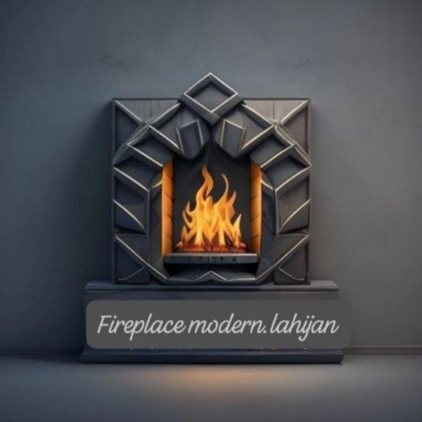 Lahijan'da modern şömine, tuğla şömine ve barbekü inşaatı ve montajı, bina dekorasyonu