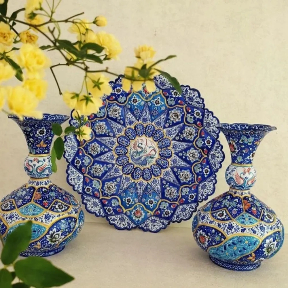 صنایع دستی اثناعشری، میناکاری فیروزه‌ کوبی ملیله‌ کاری مسگری در تهران