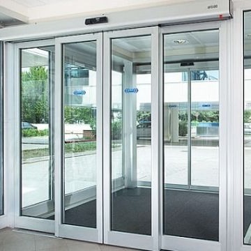 Construction of Vision Door automatic door in Langrod, Gilan